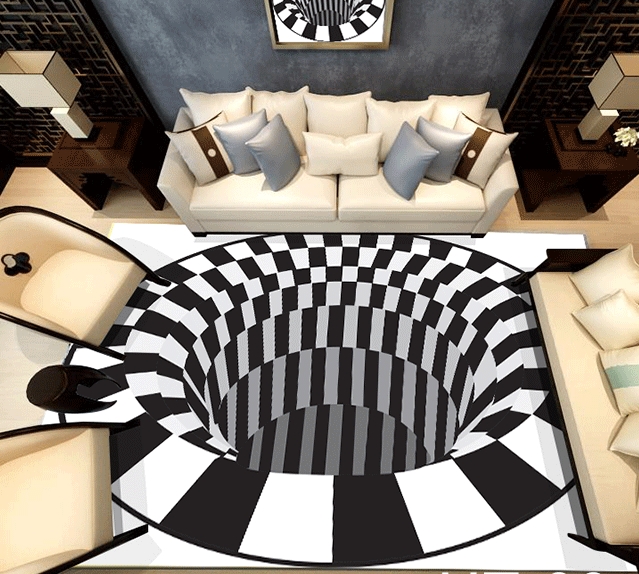 Thảm phòng khách 3d