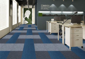 Thảm tấm rita một màu trải sàn