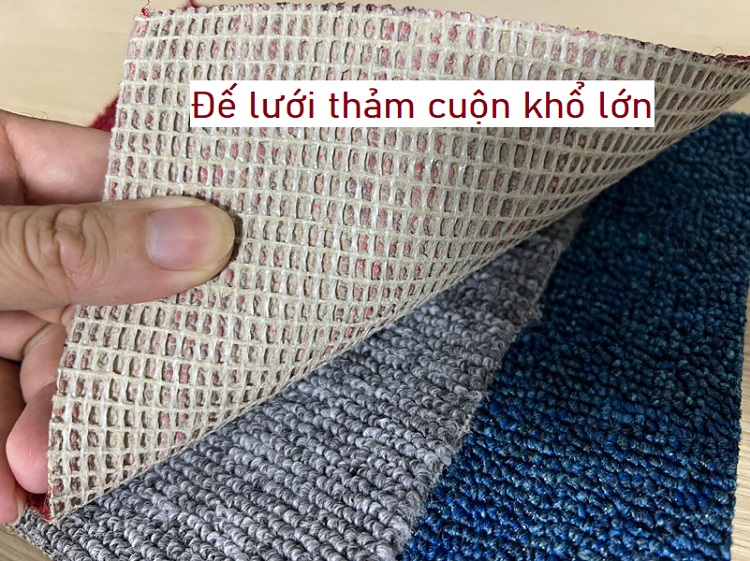 Đế lưới thảm cuộn khổ lớn