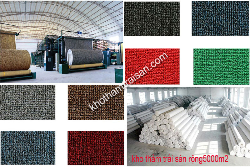 Kho thảm trải sàn một màu