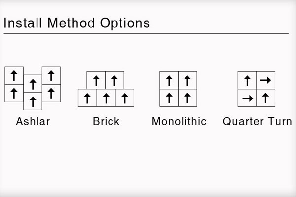 Kiểu trải thấm tấm