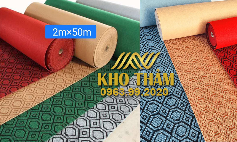 Màu thảm nỉ hoa văn