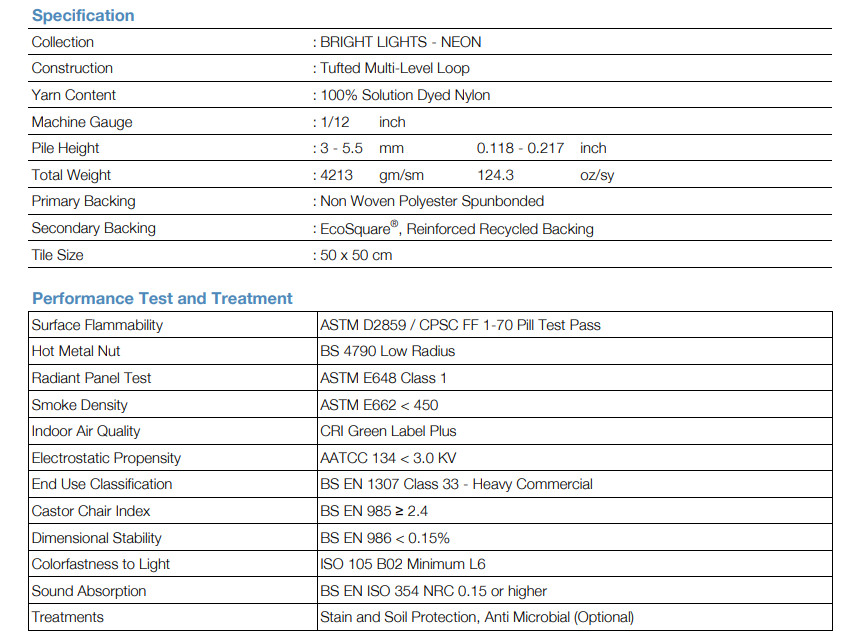 Spec carpet inter Neon