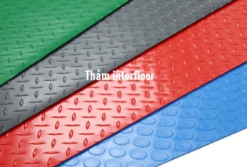 Thảm Nhựa Hình Que Diêm Và Hình Thoi