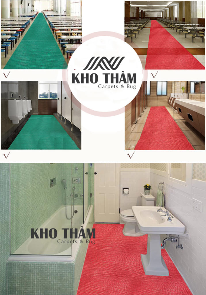 Thảm Nhựa Lưới lót sàn nhà vệ sinh nhà tắm