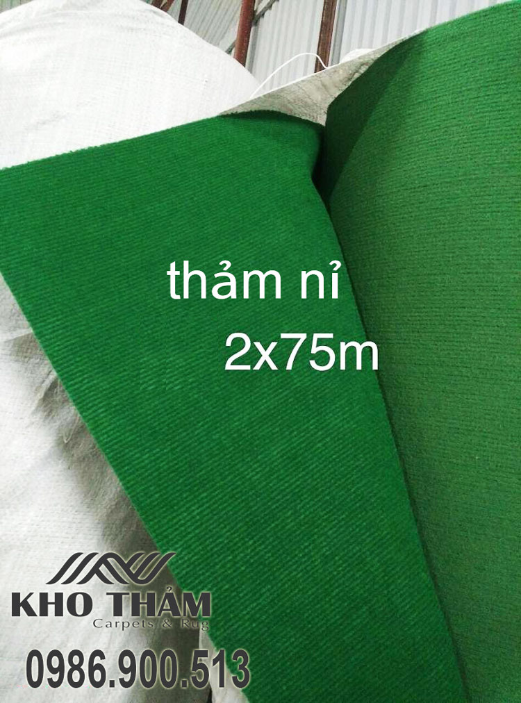 Thảm nỉ màu xanh lá