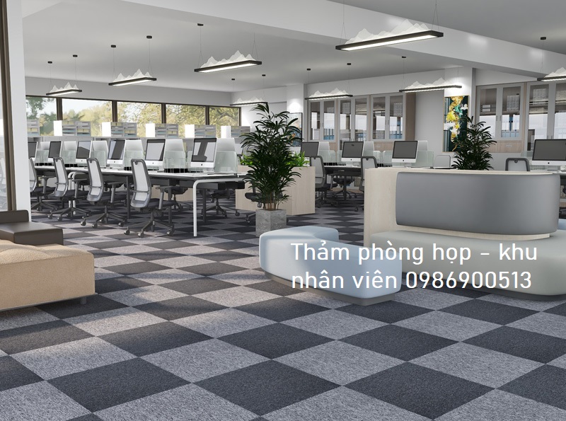 Thảm phòng họp khu nhân viên làm việc