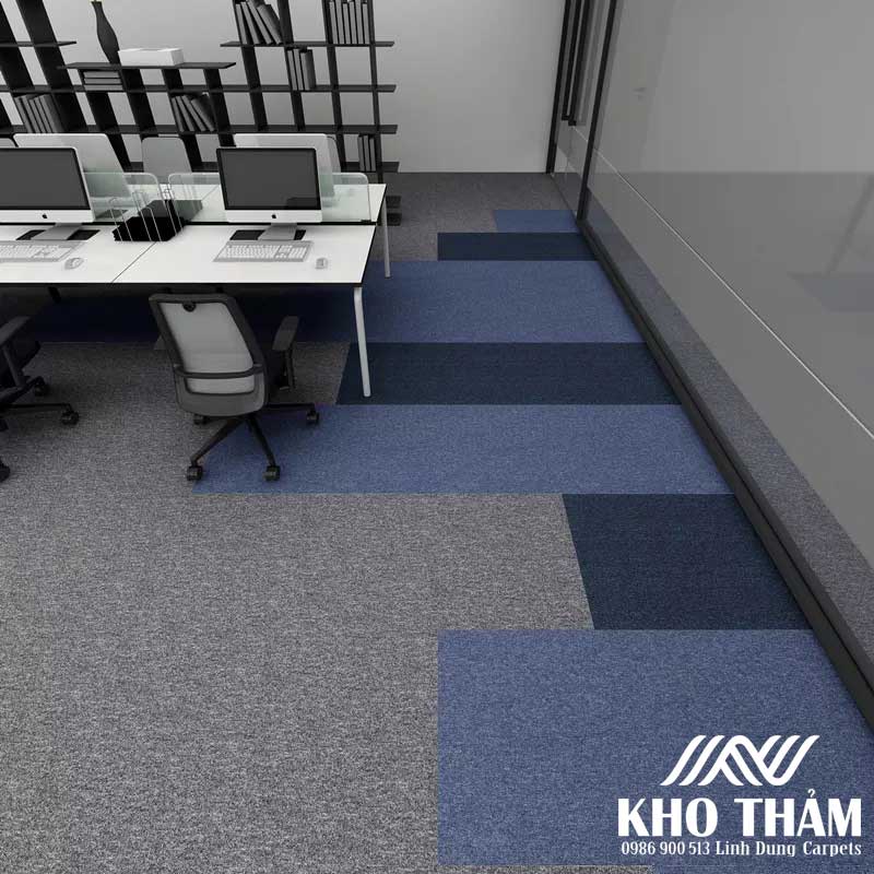 Thảm tấm trải sàn một màu 