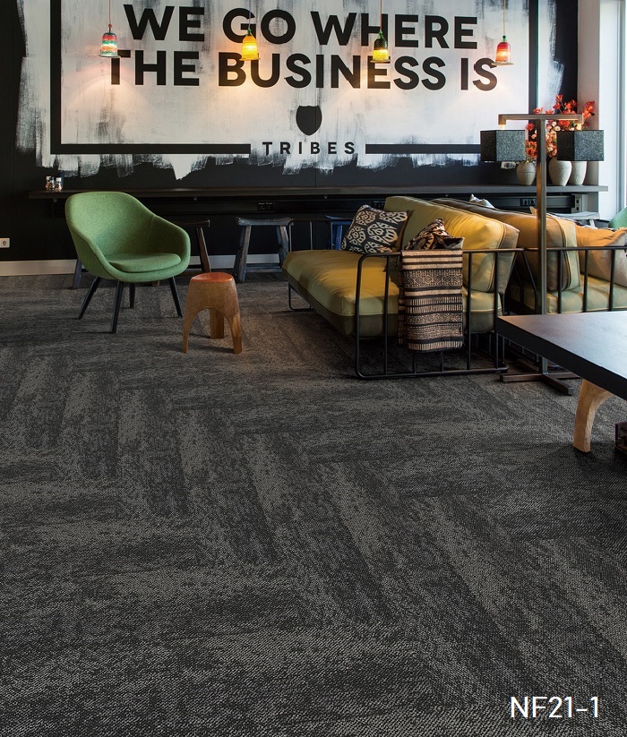 Thảm thanh trải hình xương cá rất đẹp