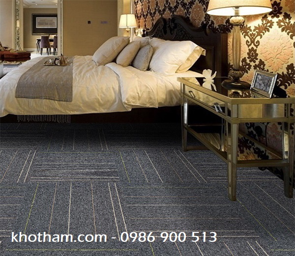 Thảm trải sàn indo kẻ sọc